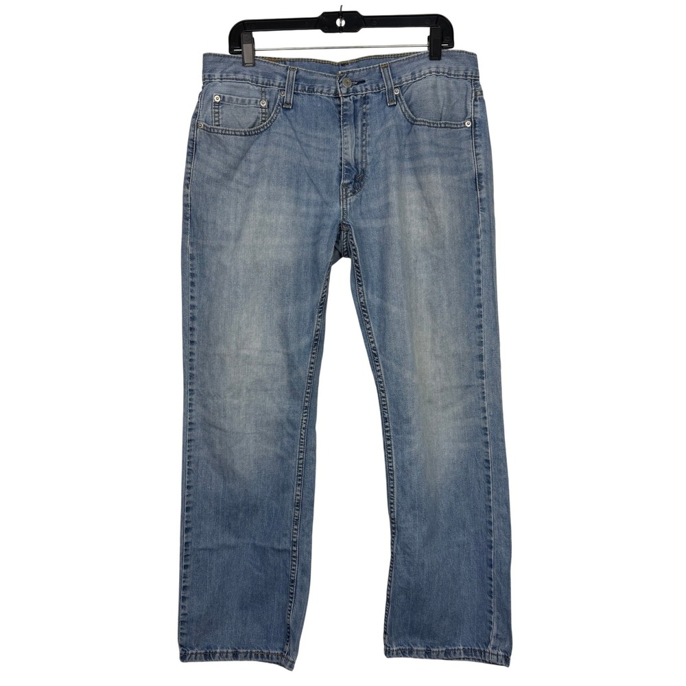 Levi's 559 Relaxed Straight Jeans Mens 33x30 (Actual 28") Light Blue Baggy Y2K